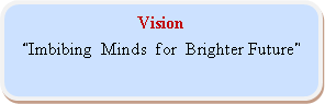 Rounded Rectangle: VisionImbibing  Minds  for  Brighter Future   